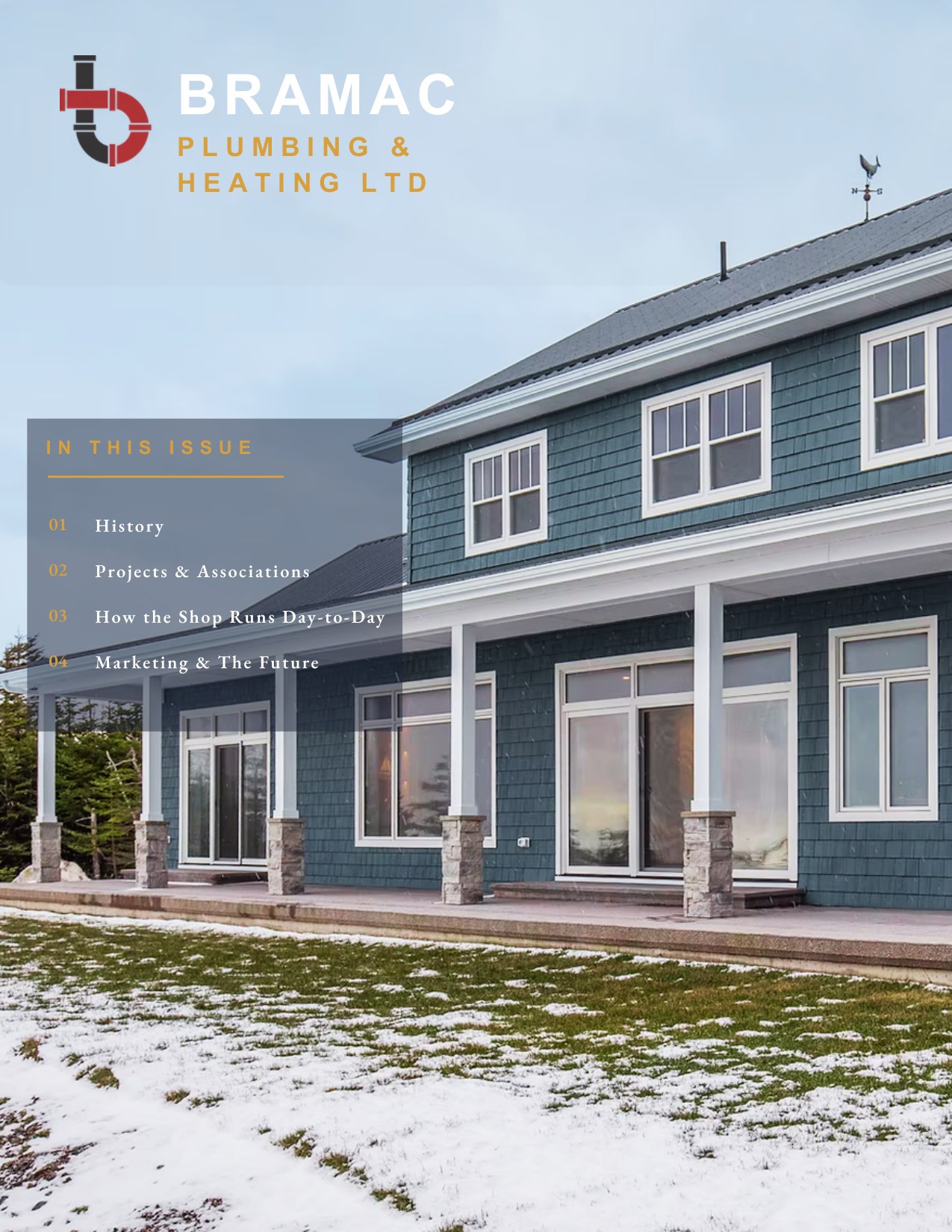 Bramac Plumbing brochure cover