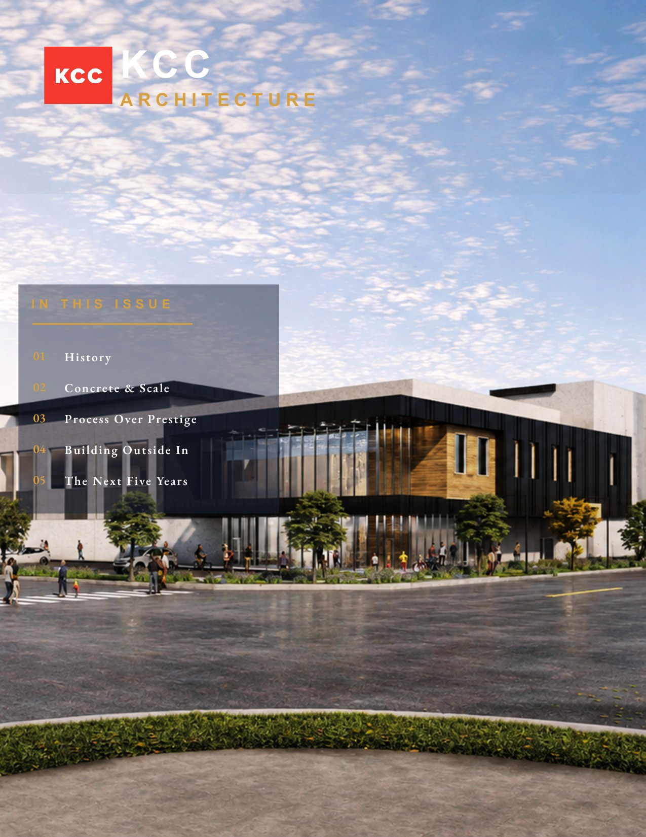 KCC Architecture brochure cover